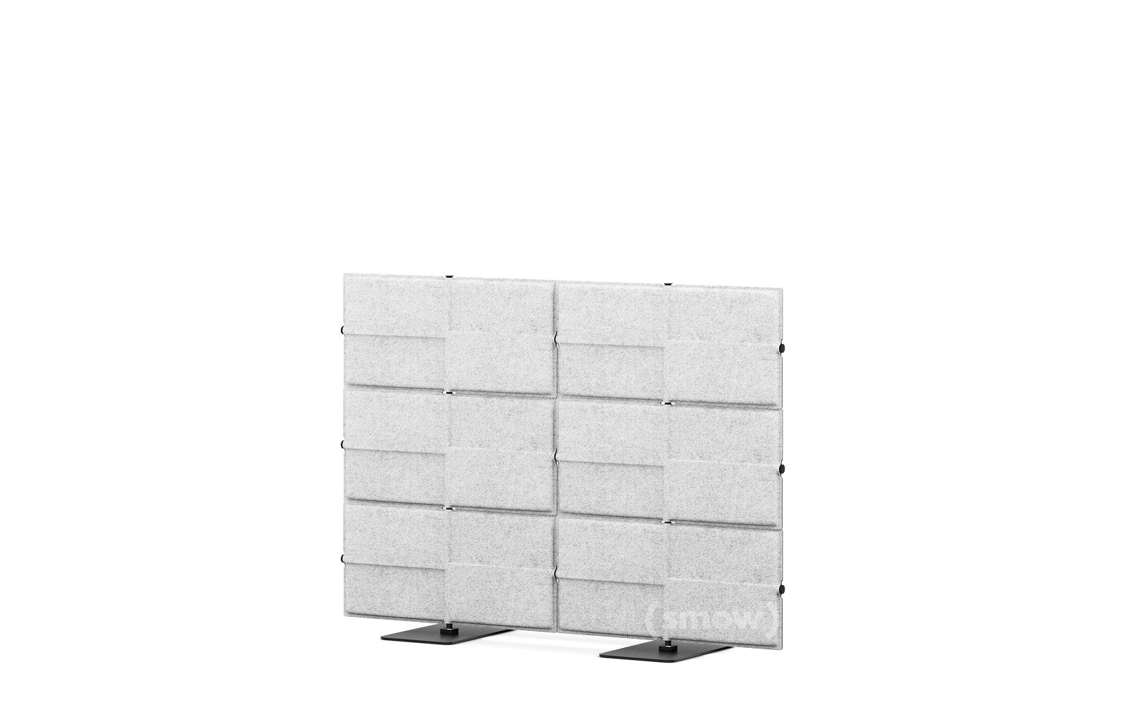 USM Haller 750×350mm punching panel グレー USM Haller Panel With Cable Cut-Out - CA Modern Home
