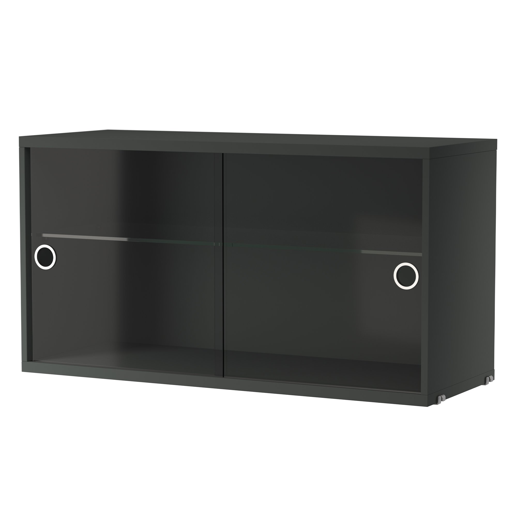 String System Display Cabinet, Dark grey | String Furniture ...