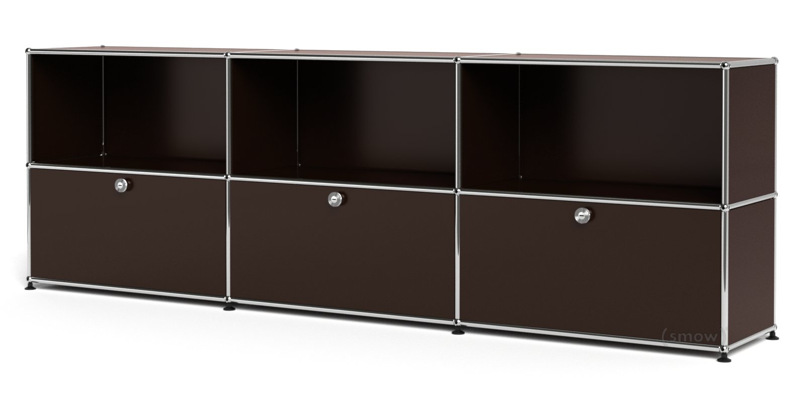 USM Haller l Box 750×350×350 色：ブラウン usm-haller-sideboard-xl-braun-