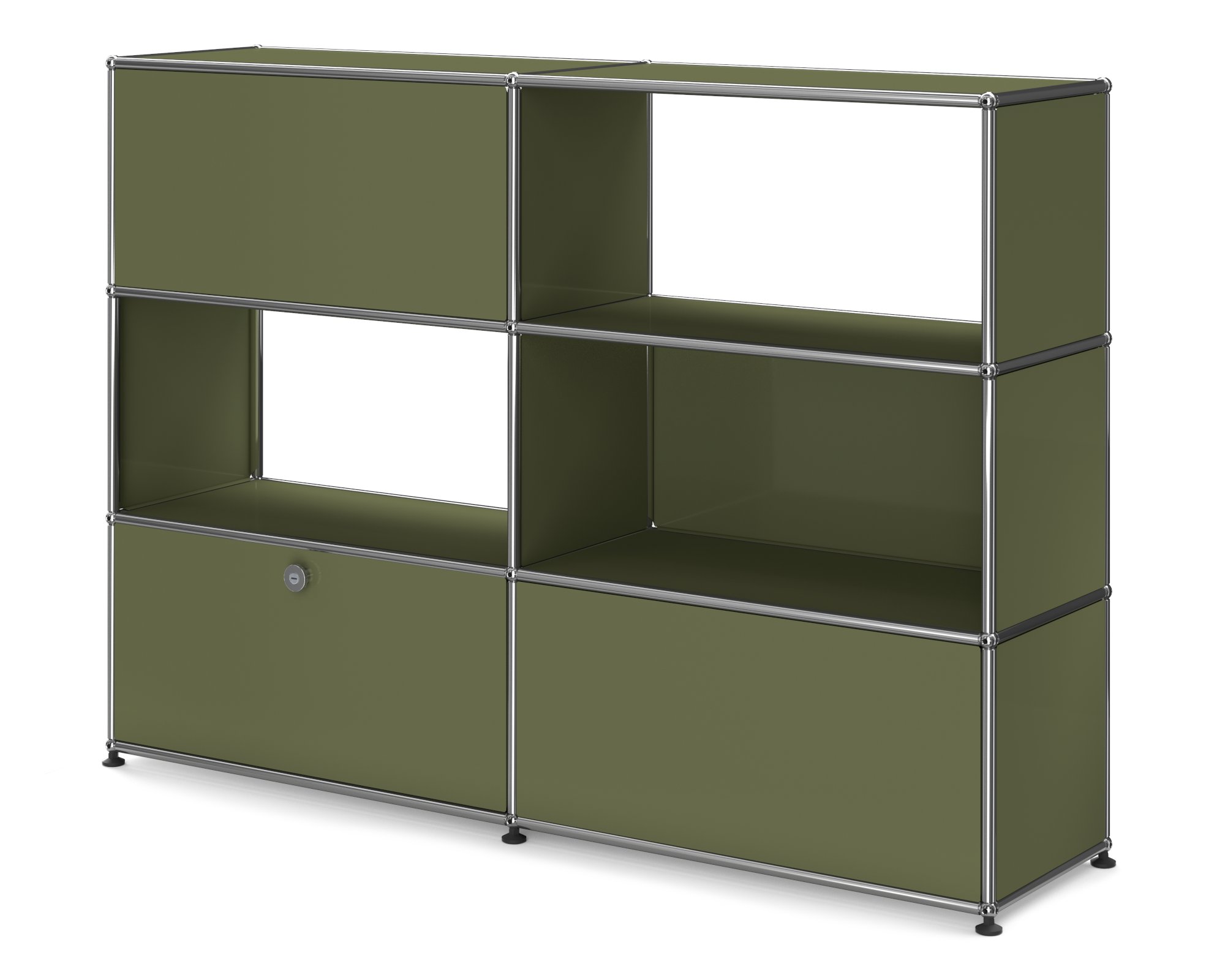 USM Haller Room Divider Type 1, Olive green RAL 6003 | USM Haller | USM ...