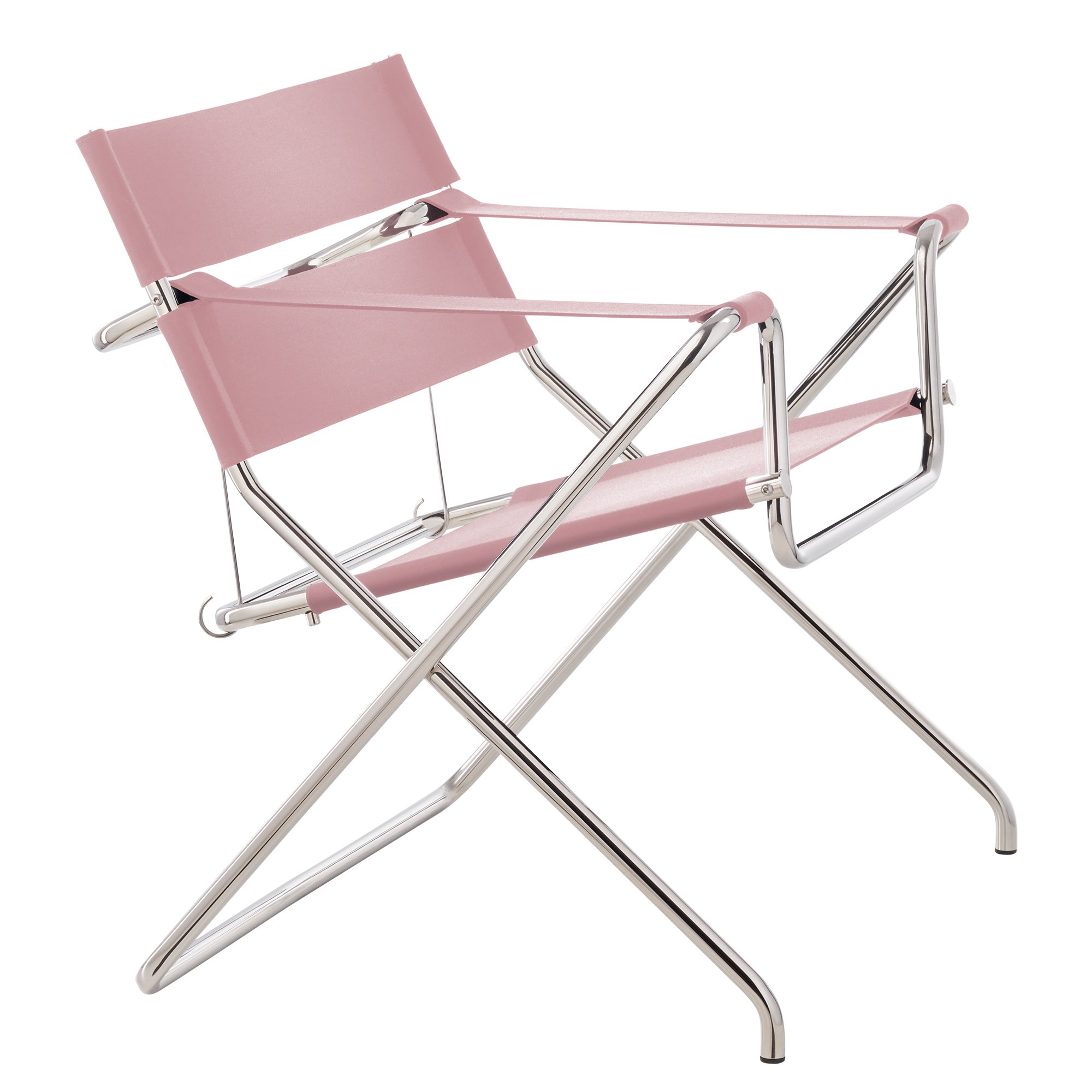 D4 Lounge Chair, Bauhaus Straps, rose | Tecta | by Marcel Breuer