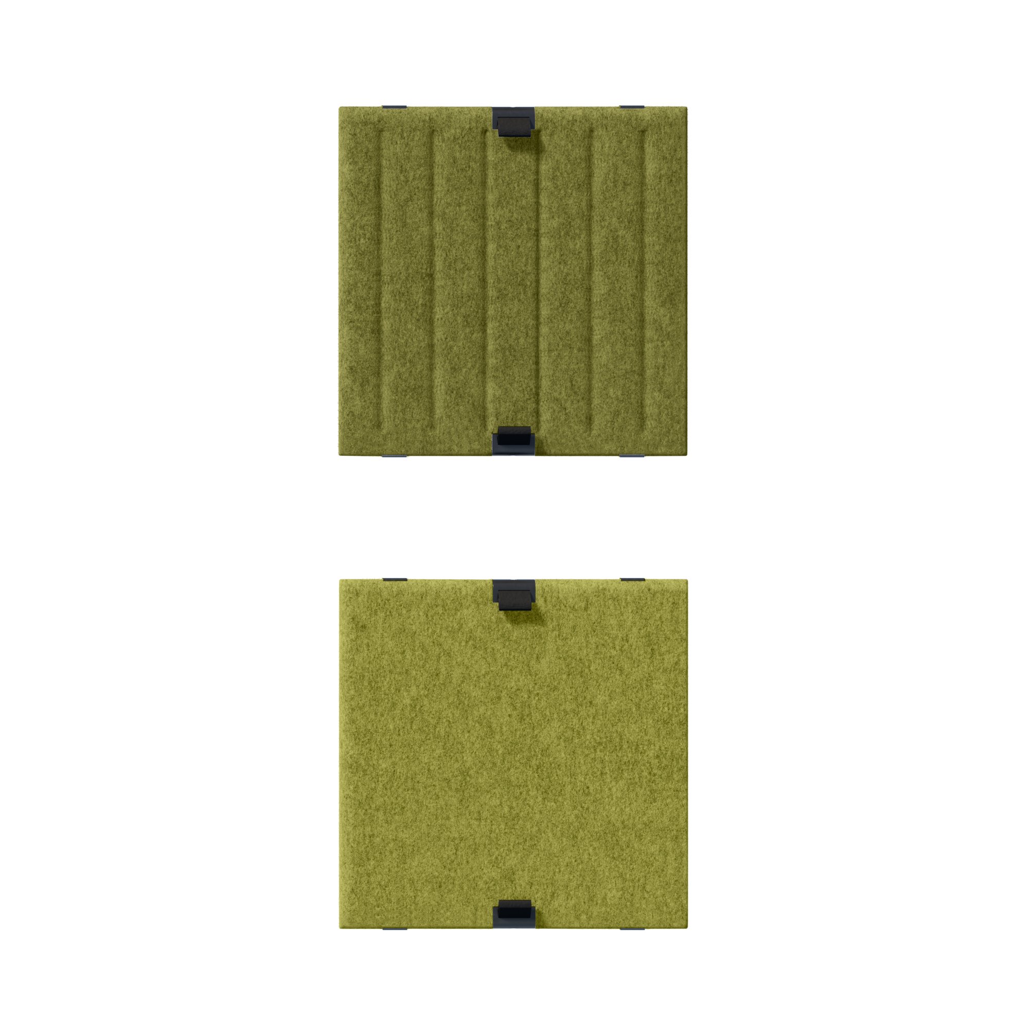 【値下げ可】USMHallerパネル 48.5×33.5 USMグリーン 2枚組 usm-soft-panel-duo-35cmx35cm-