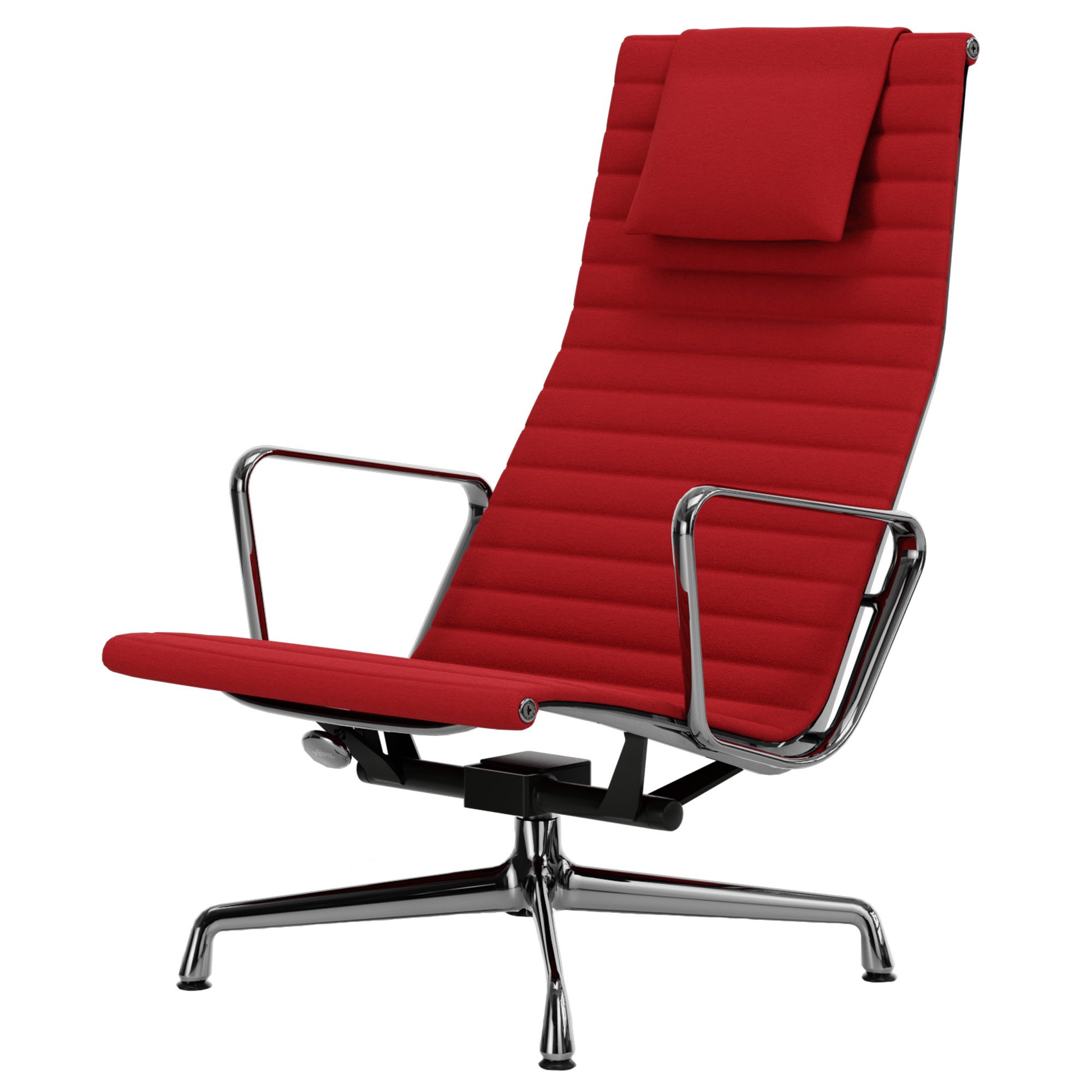 Aluminium Group EA 124, Polished, Hopsak, Red / poppy red | Vitra