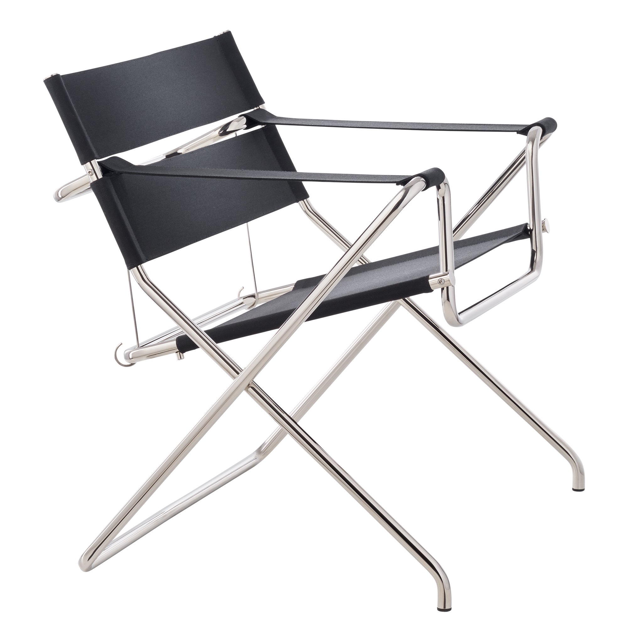 D4 Lounge Chair, Bauhaus Straps, black | Tecta | by Marcel Breuer
