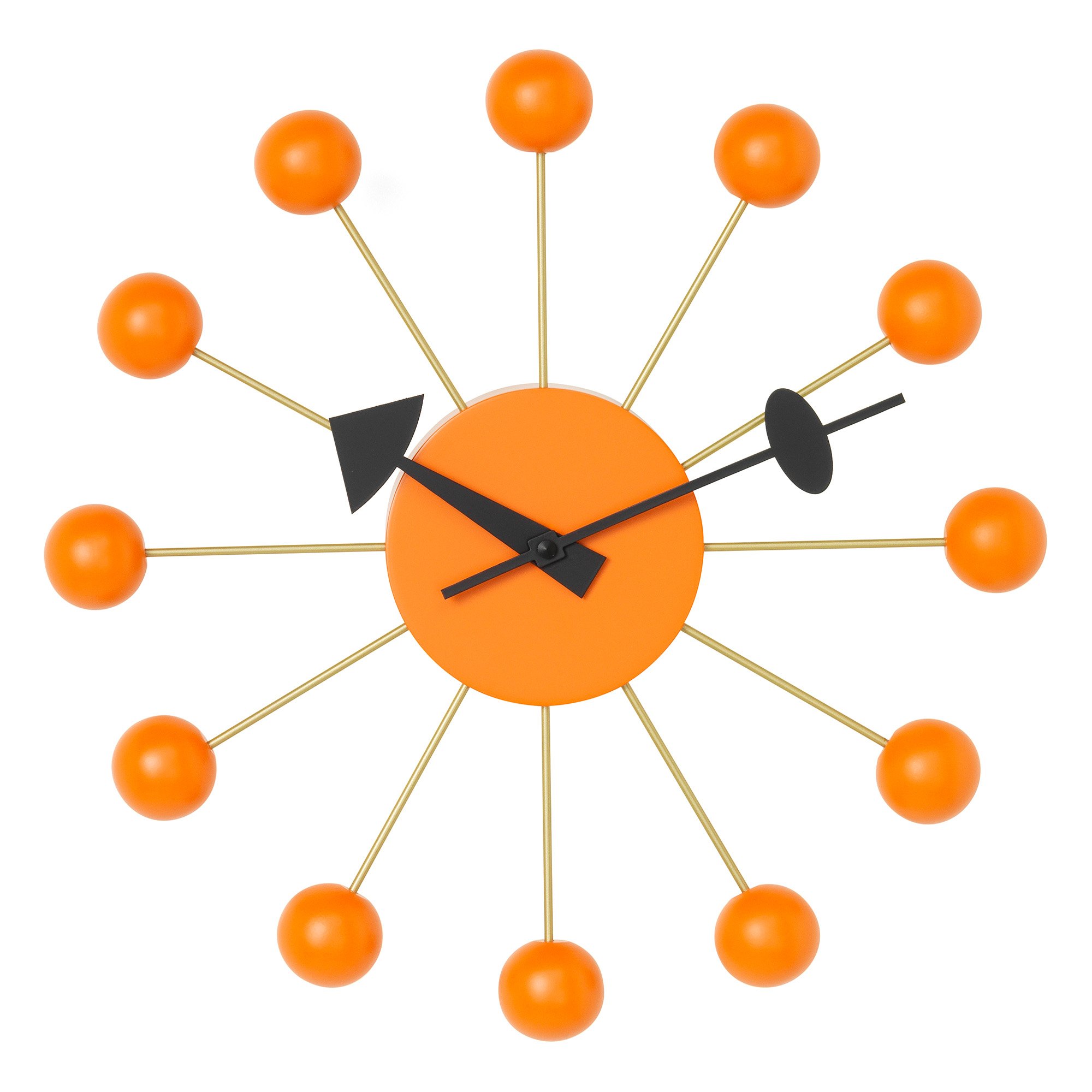 Ball Clock, Orange | Vitra | Vitra - Designer furniture from smow