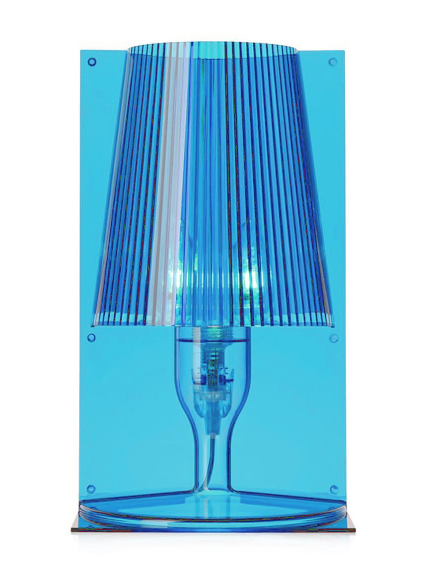 Take Table Lam, Transparent, Sky blue | Kartell | Table Lamps