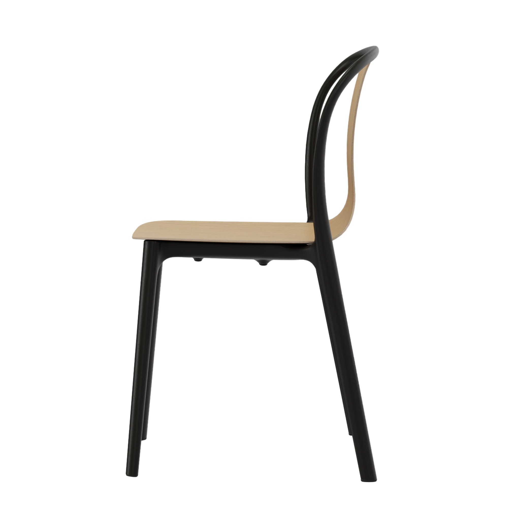 Belleville Chair Wood, Natural oak | Vitra | Chairs - Designer