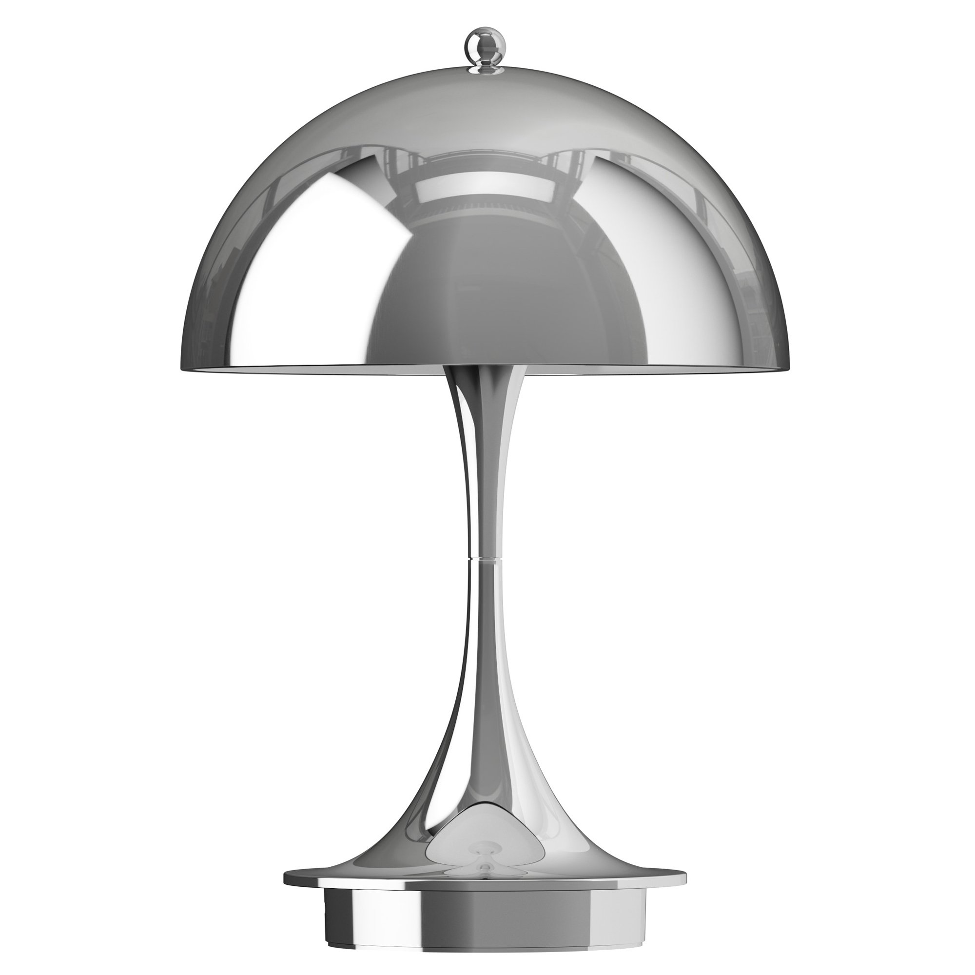 Panthella Portable リプロダクト クローム Panthella 160 Portable Lamp | Louis Poulsen