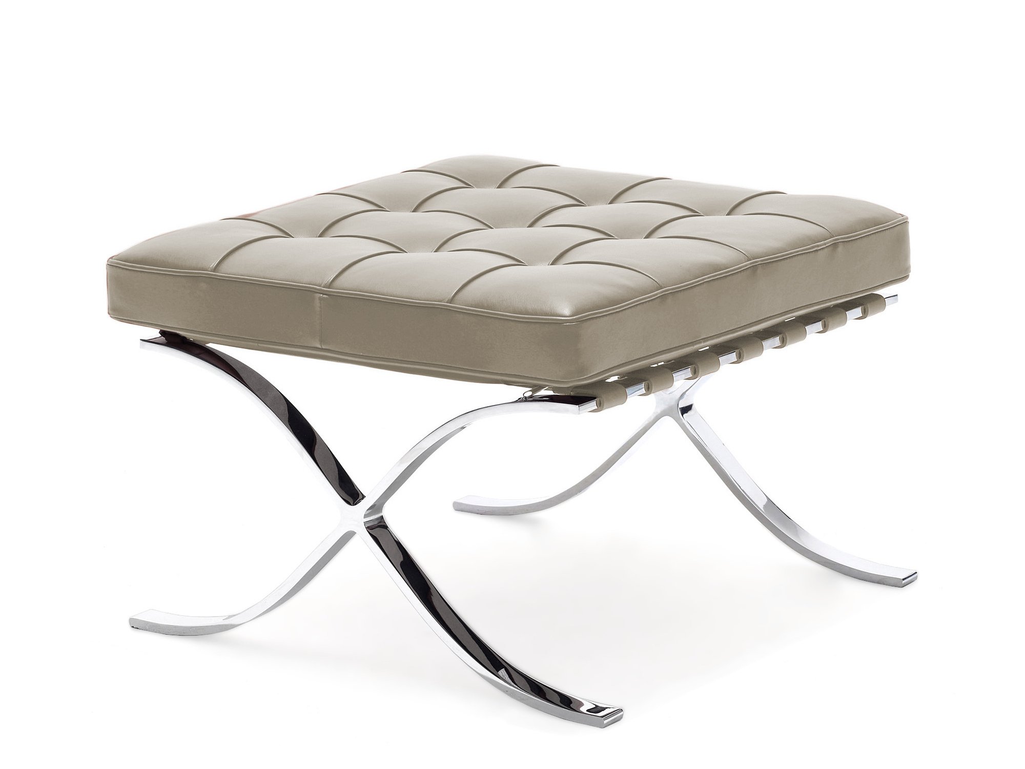 Barcelona Stool Relax, Leather Venezia - ivory | Knoll
