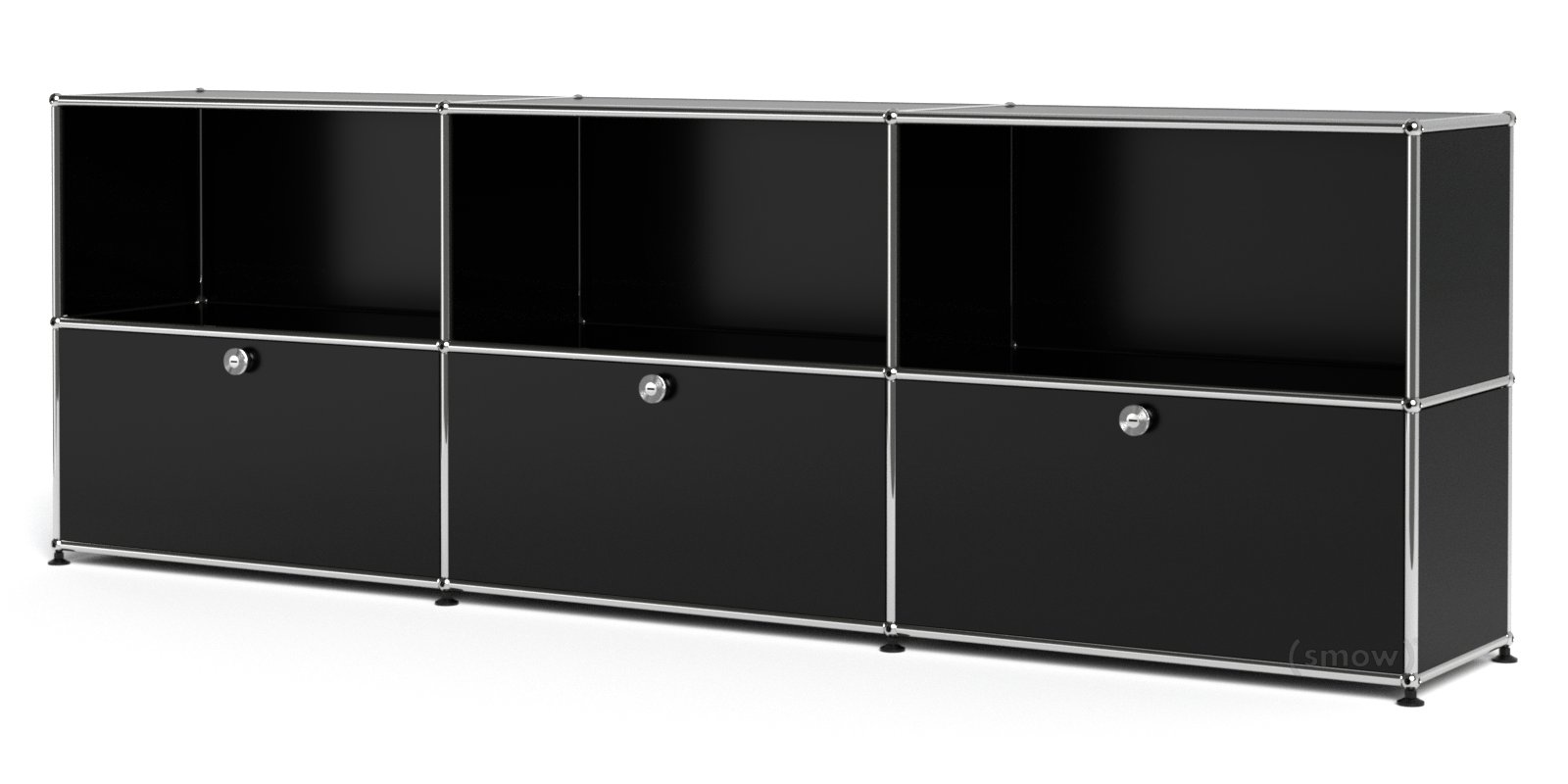 USM Haller Sideboard XL, Customizable, Graphite black RAL 9011