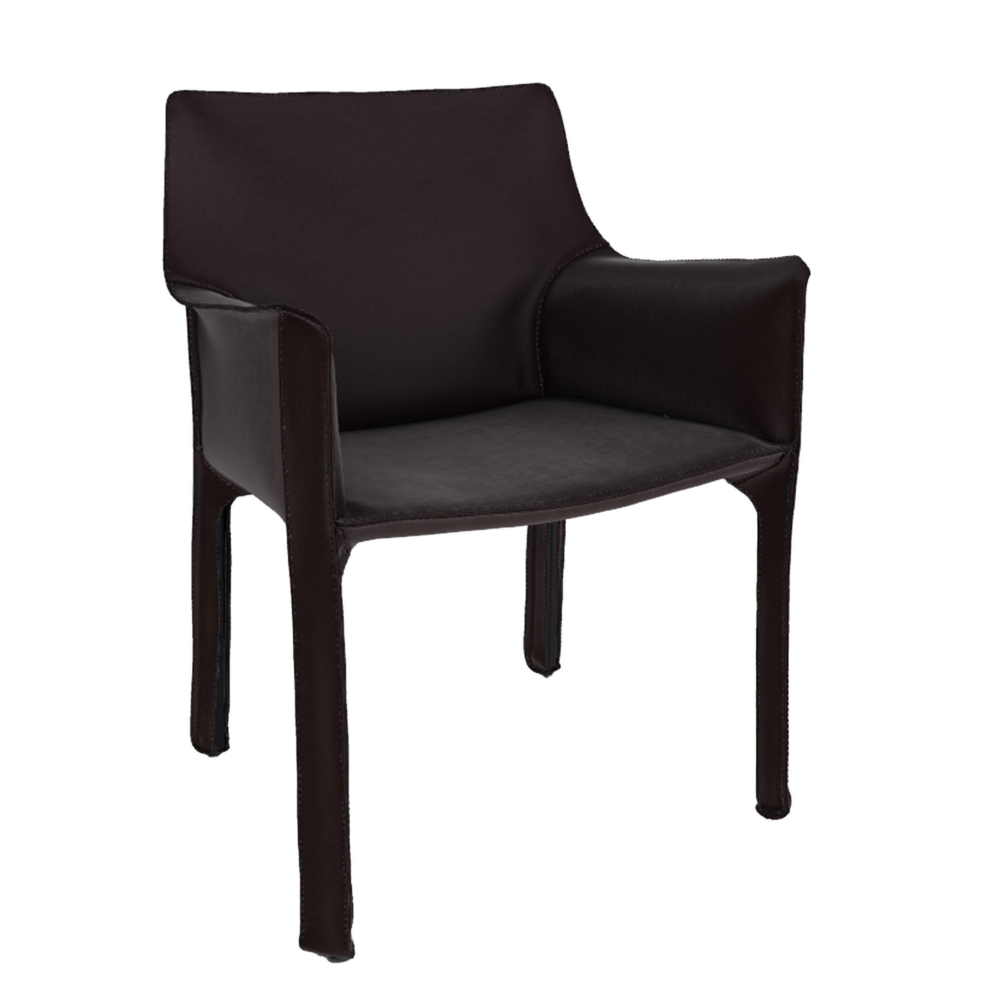 正規品 美品 Cassina 希少レア エンボス革 413 CAB 2脚 チェア 413 CAB（キャブ アームチェア） Cassina | カッシーナ・イクスシー