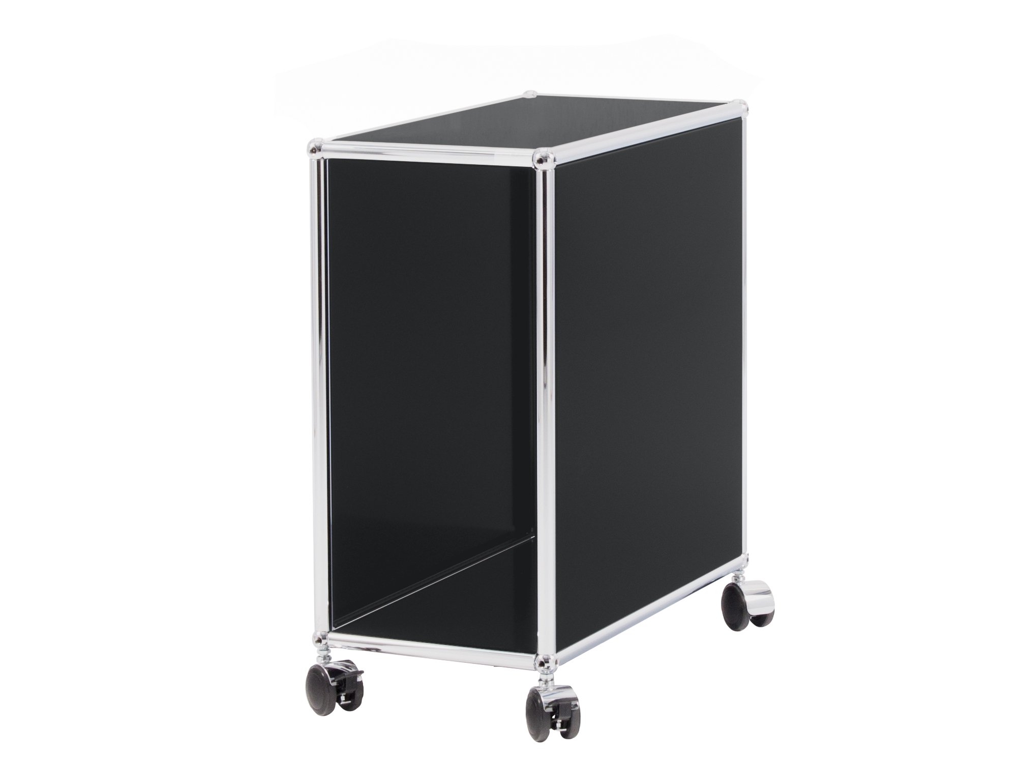 USM Haller スチールラック 黒 楽天市場】USMハラー 部品等小物収納ラック 3段1列 ブラック : 東京