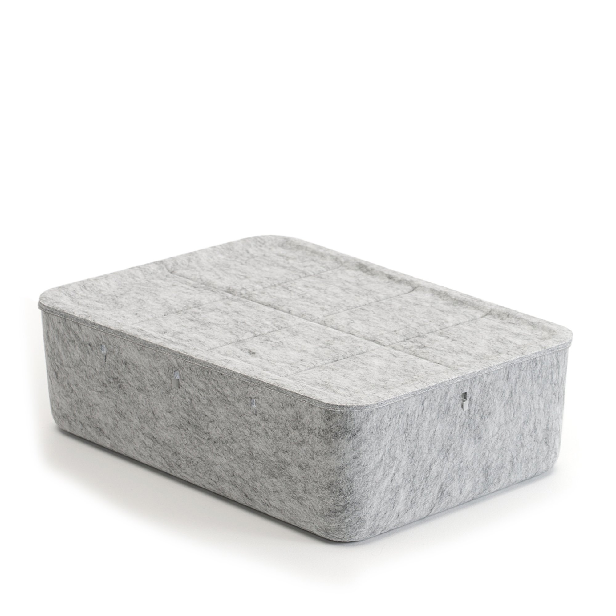 USM Inos Box with Partition + Lid, Light grey | USM Haller | USM