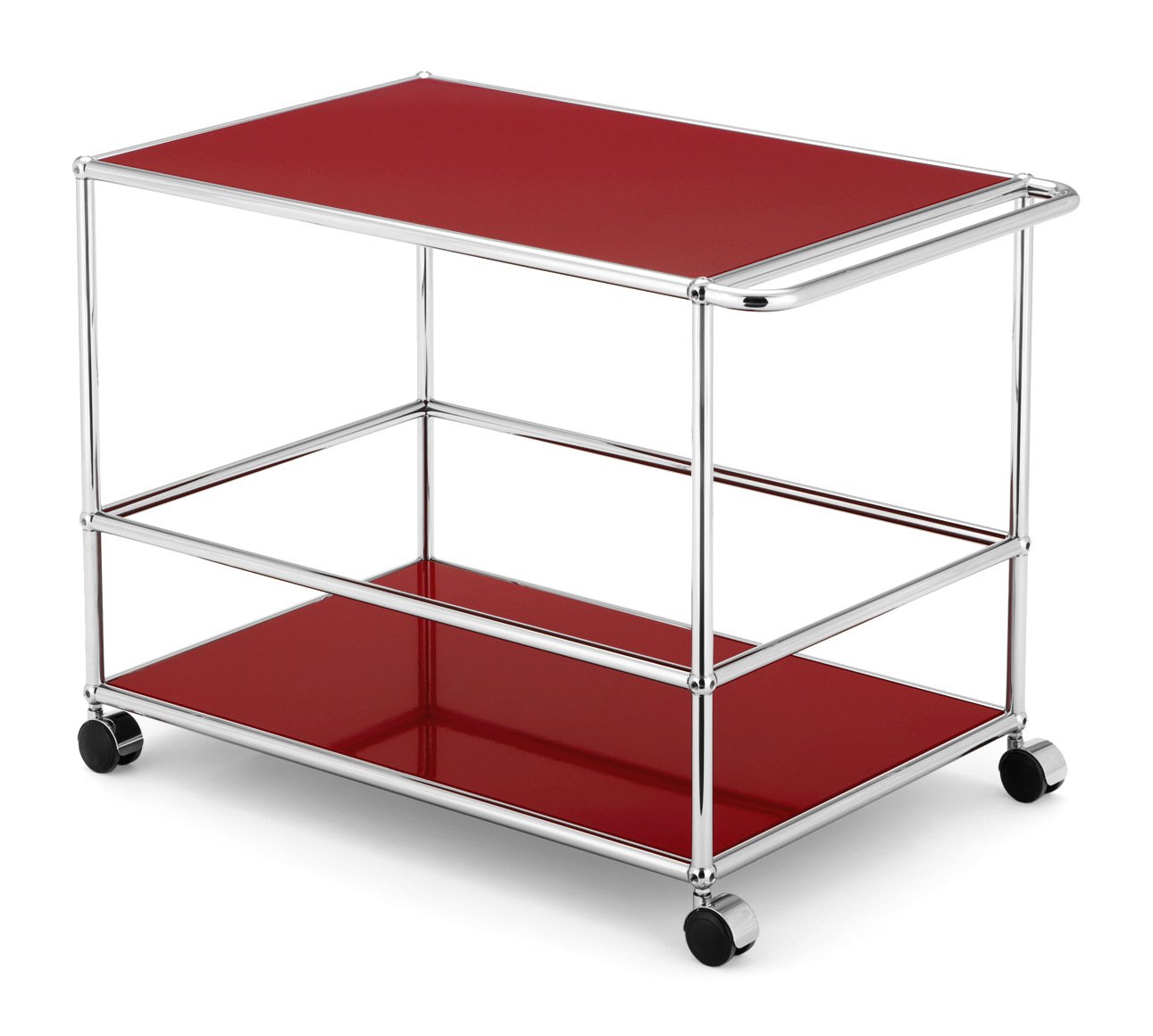 USM Haller Bar Trolley Type 1, USM ruby red | USM Haller | USM