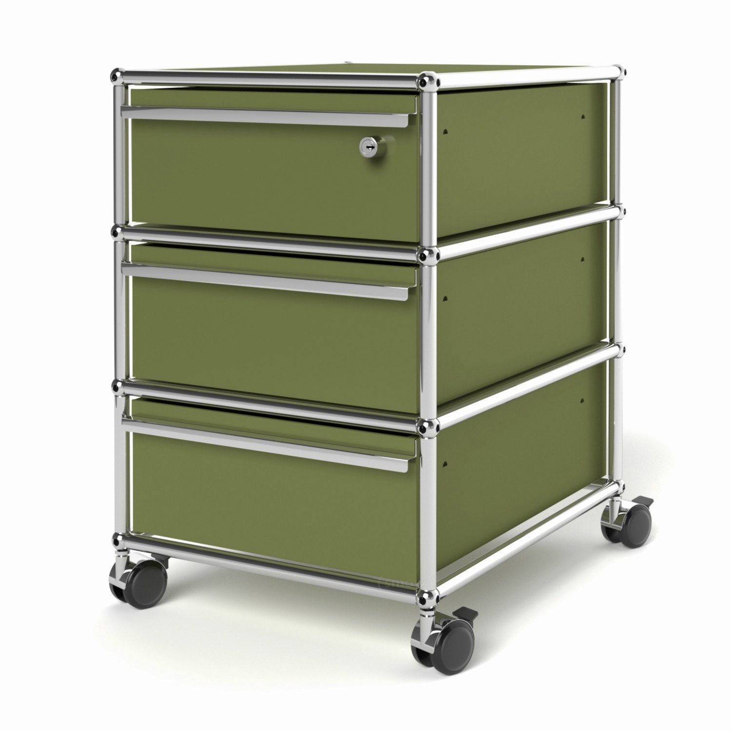 USM Haller Mobile Pedestal with 3 Drawers Type 1 (with