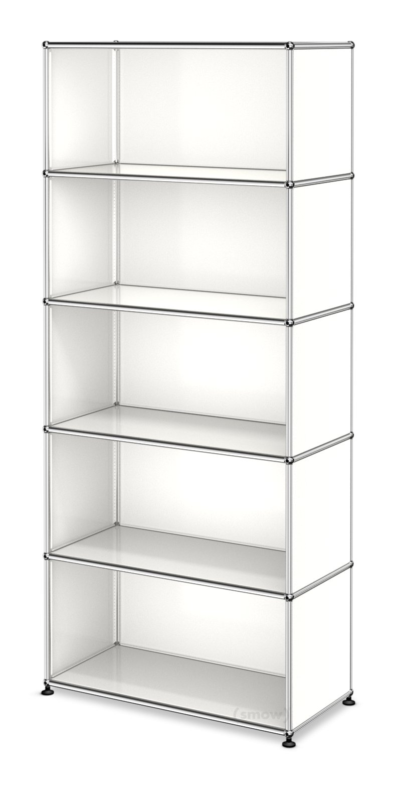USM Haller Storage Unit M, Customizable, Pure white RAL 9010, Open