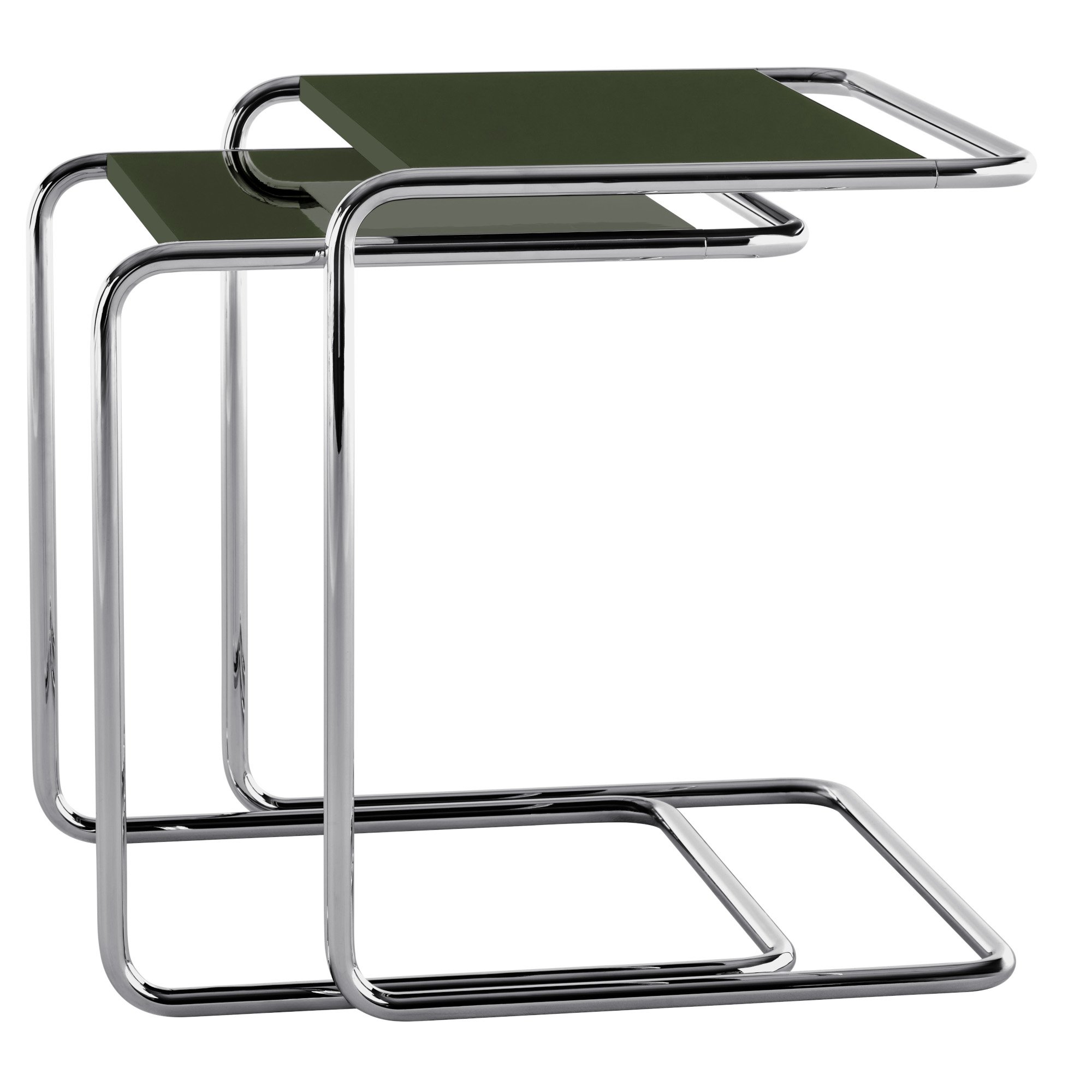 JS . Thonet - Side Table Set B 97 Serious, Serious 03 - graphite