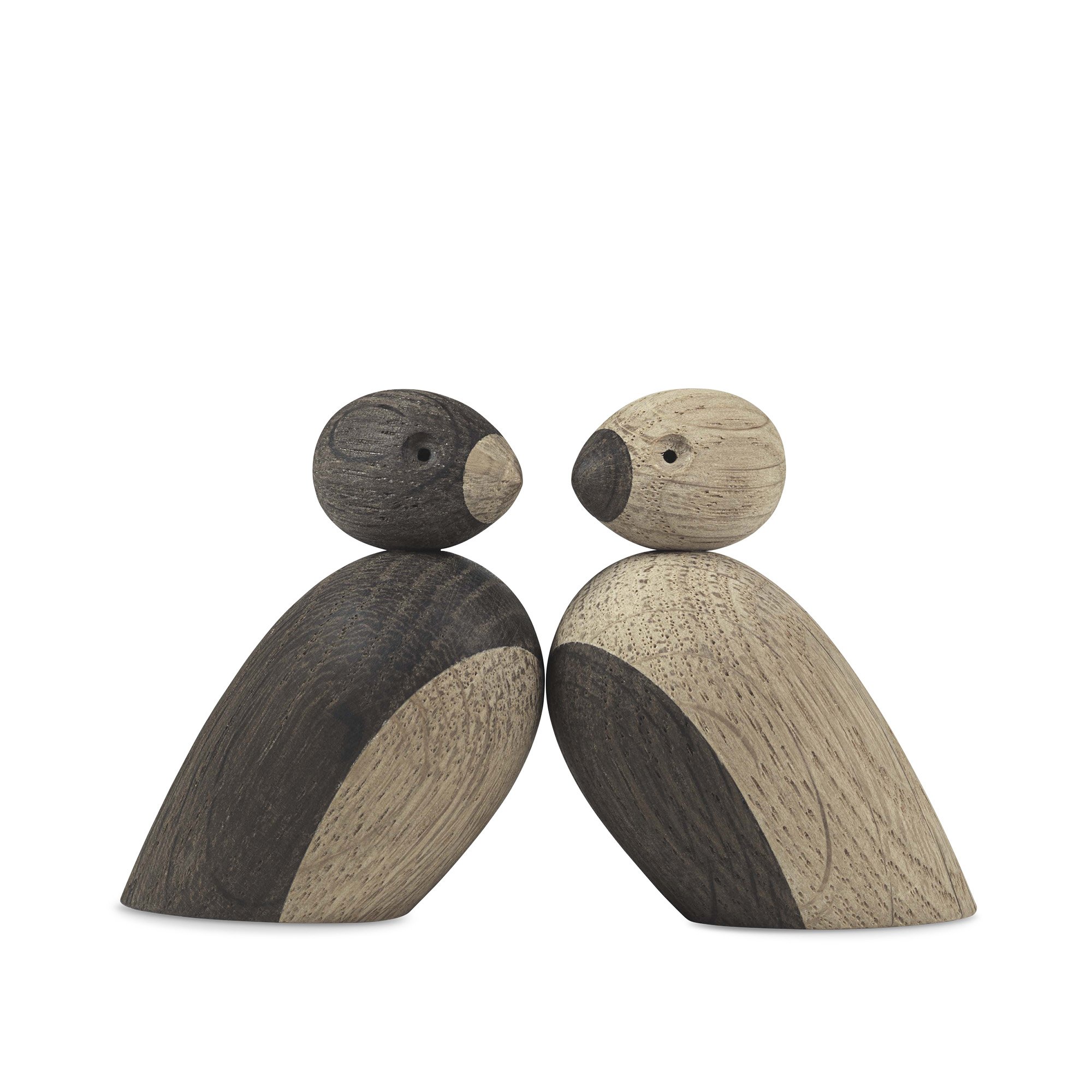 Pair of Sparrows Wooden Figure | Kay Bojesen | Figures