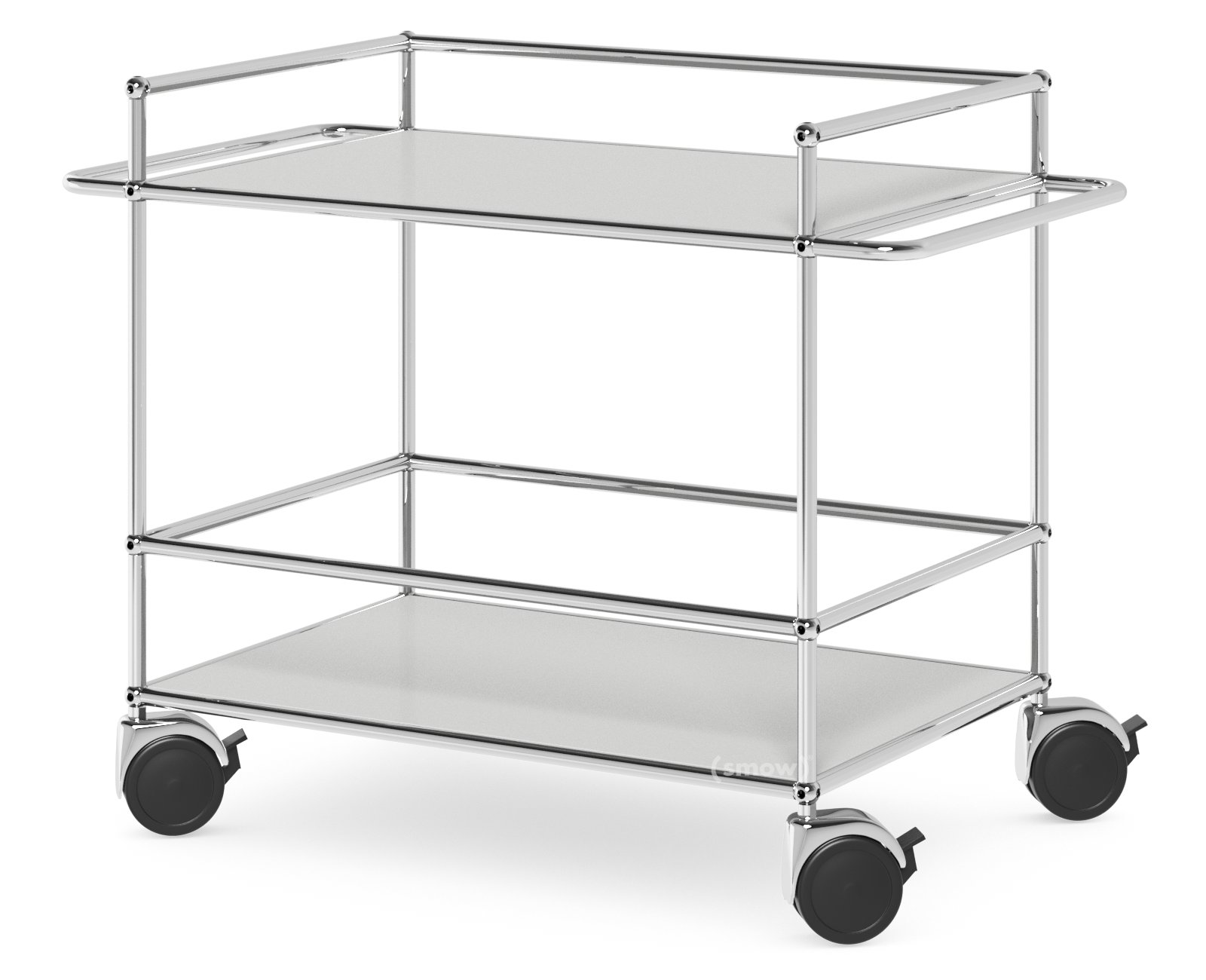 USM Haller Surgery Trolley, With bars, Light grey RAL 7035 | USM
