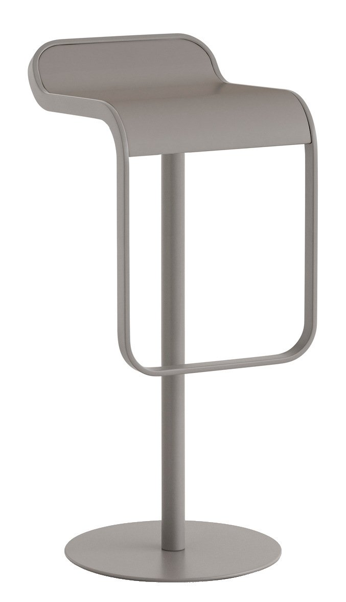 LEM Bar Stool, 80 cm - fixed, Taupe lacquered | Lapalma | Bar