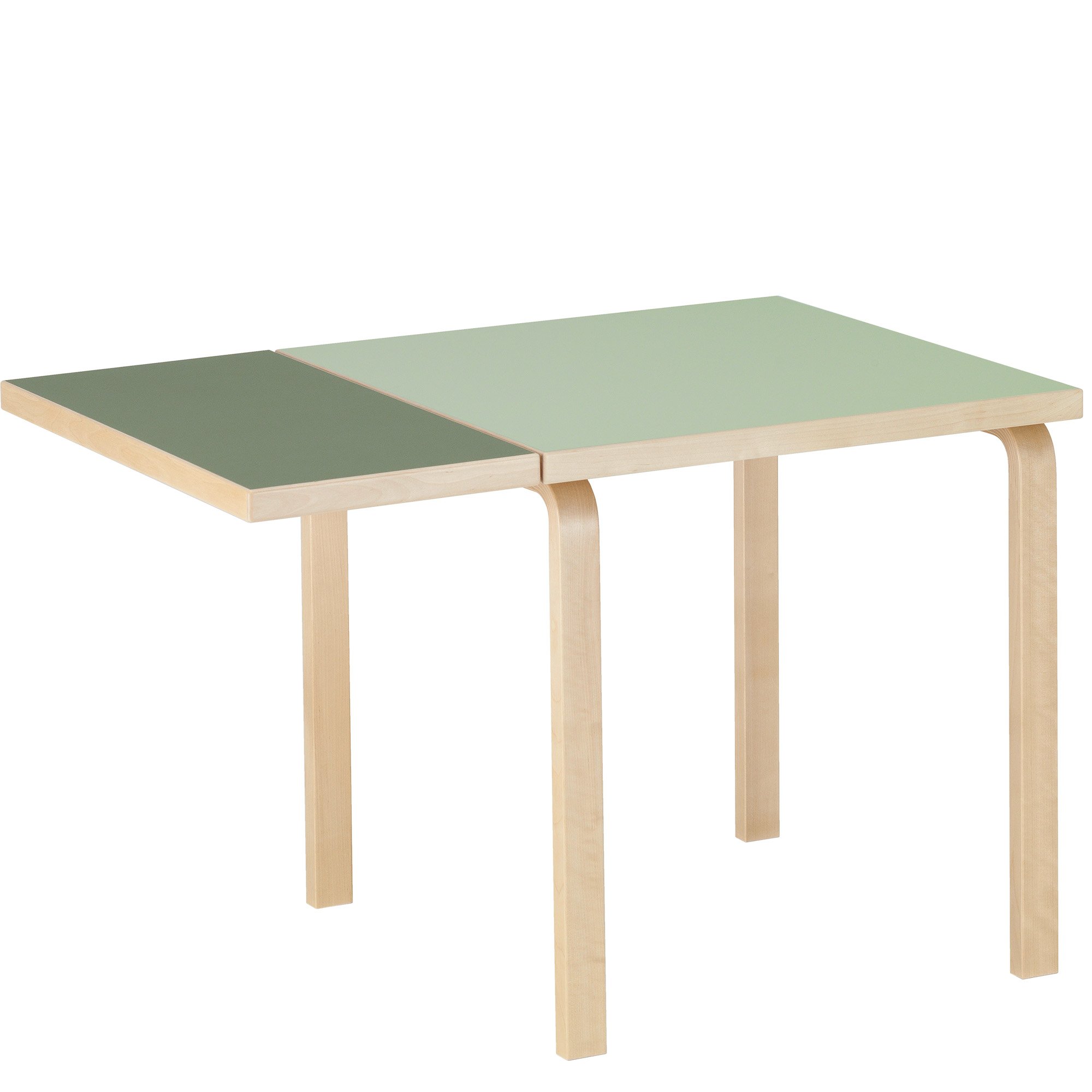 Aalto Folding Table , Lino olive/pistachio green | Artek | by
