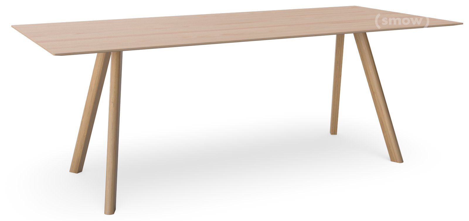 【CHOP】 HAY COPENHAGUE TABLE CPH20 Copenhague Table CPH30, L 200 x W 90 x H 74, Lacquered oak, Oak