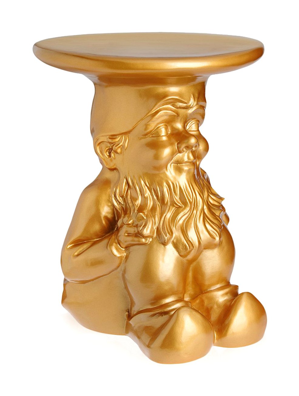 Gnomes Stool / Side Table, Napoleon, Gold | Kartell | Side Tables