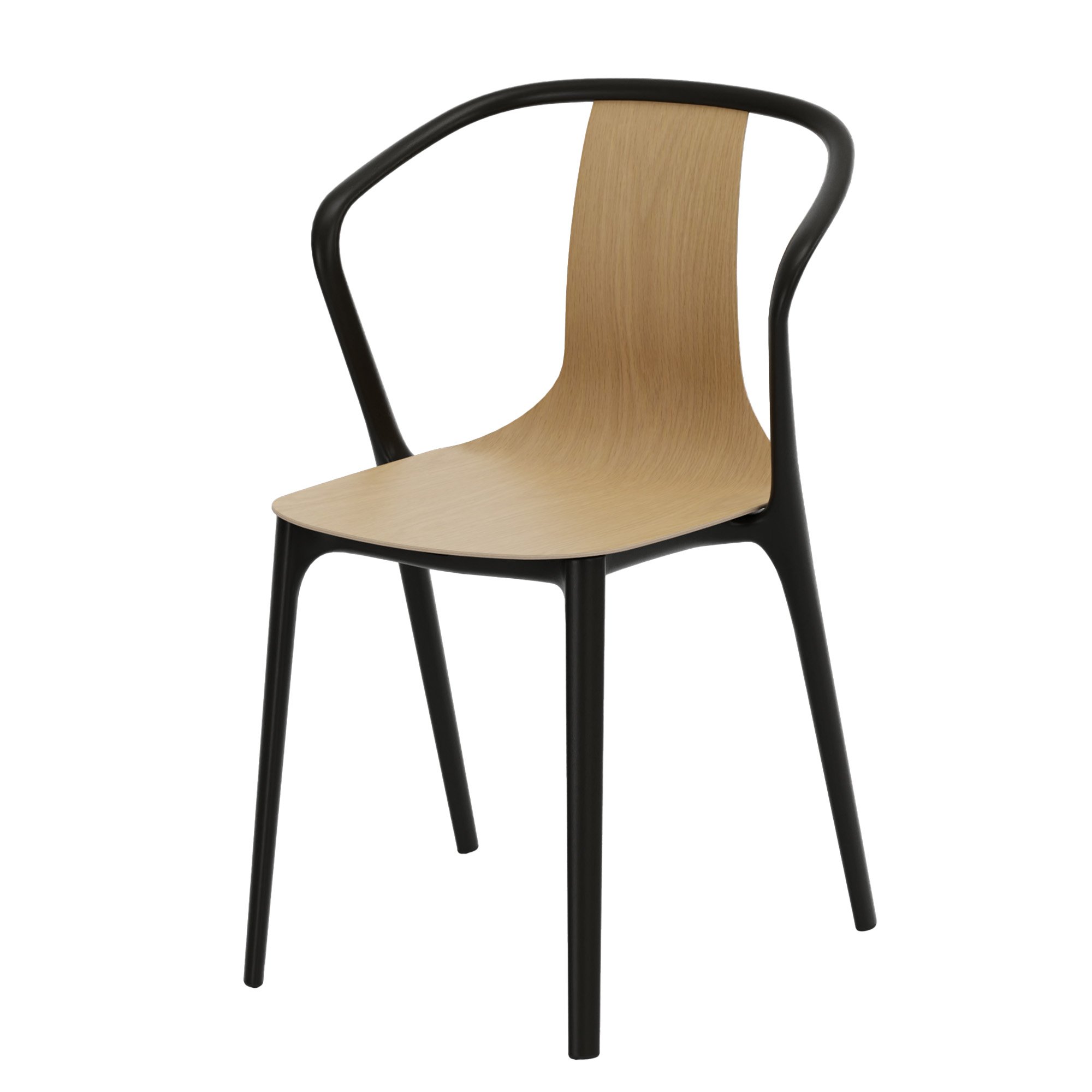ダイニングチェア Belleville Armchair / Vitra Belleville Armchair Wood | Vitra | Chairs - Designer furniture