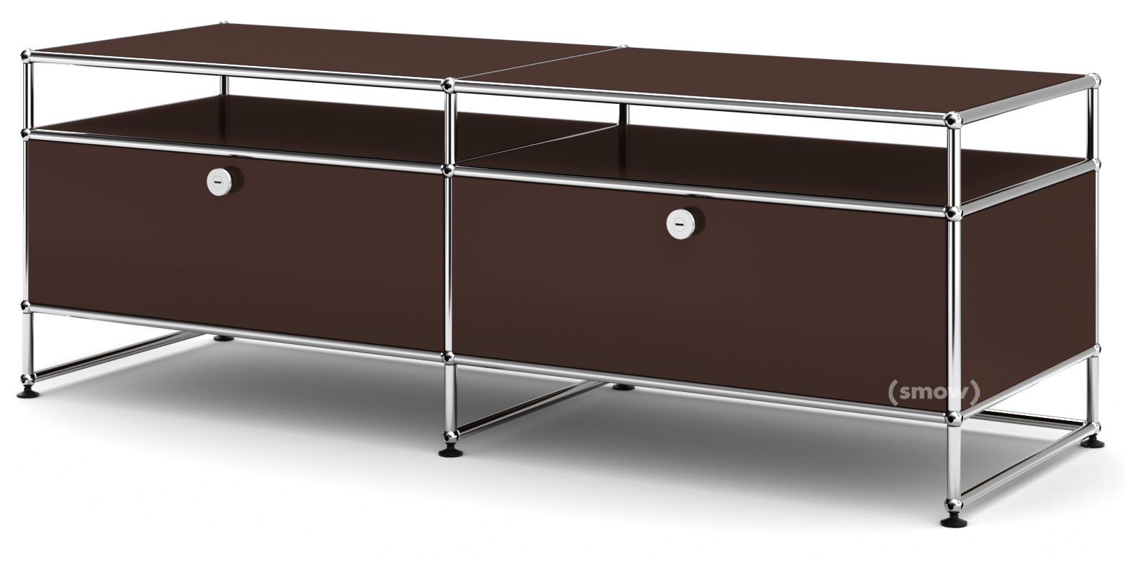 USM Haller TV-Board L, USM brown | USM Haller | USM Haller TV