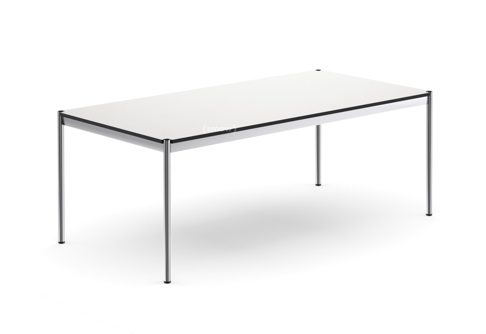 USM Haller Table, 200 x 100 cm, Fenix, Bianco Kos - White | USM