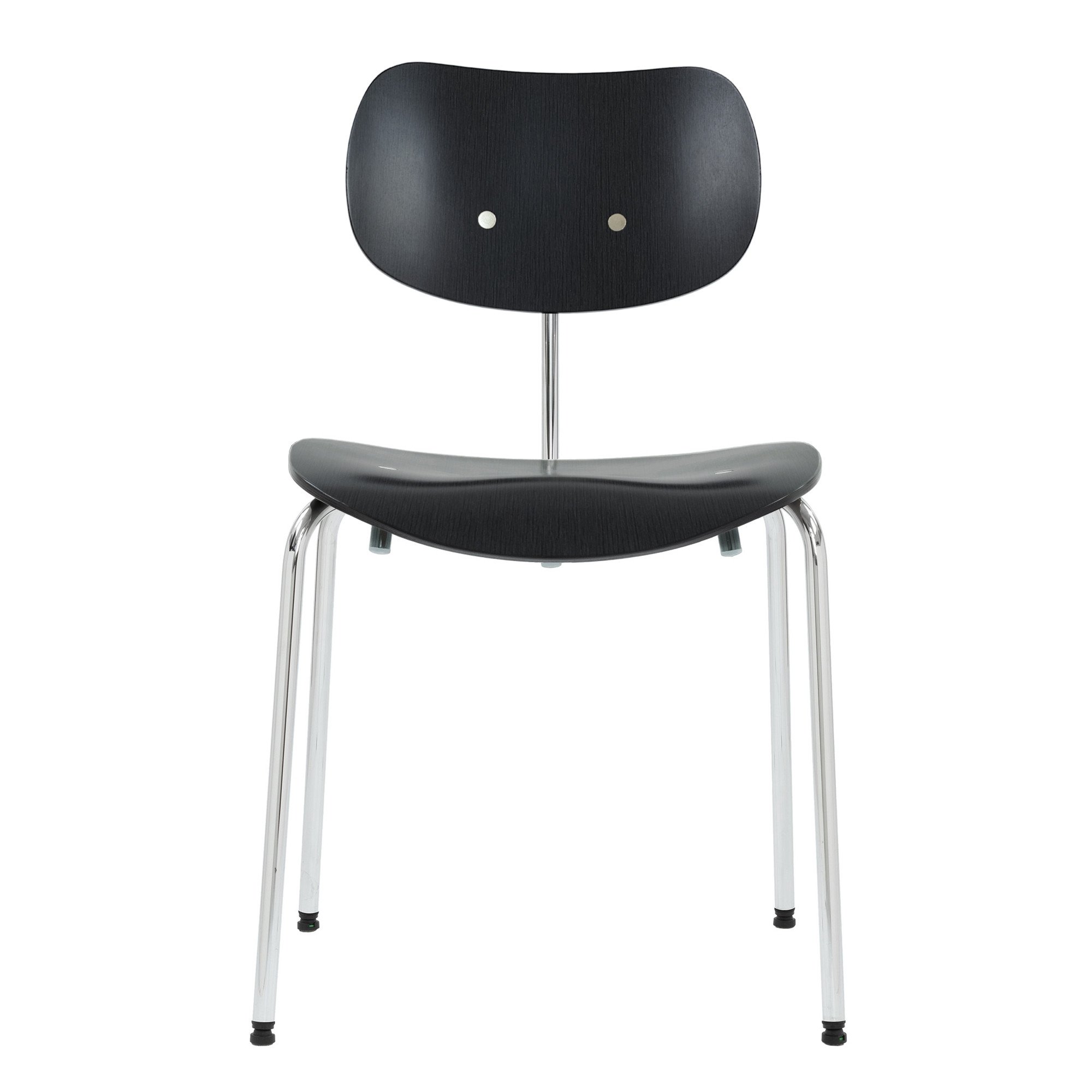 SE 68 Chair, Stackable, Without upholstery, Chrome-plated, Without