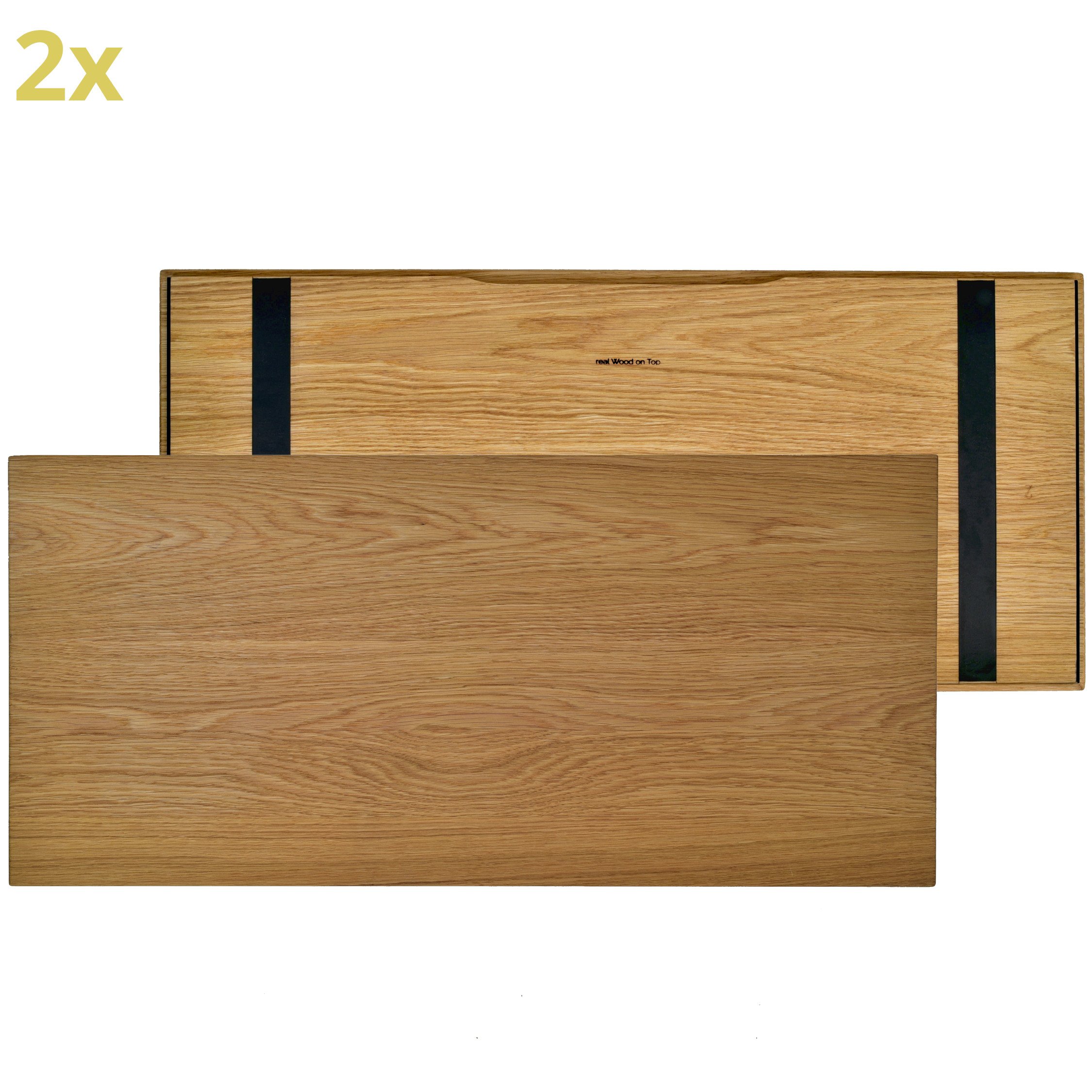 Wooden Overlay (Set of 2) for USM Haller Shelves, Size L | Real