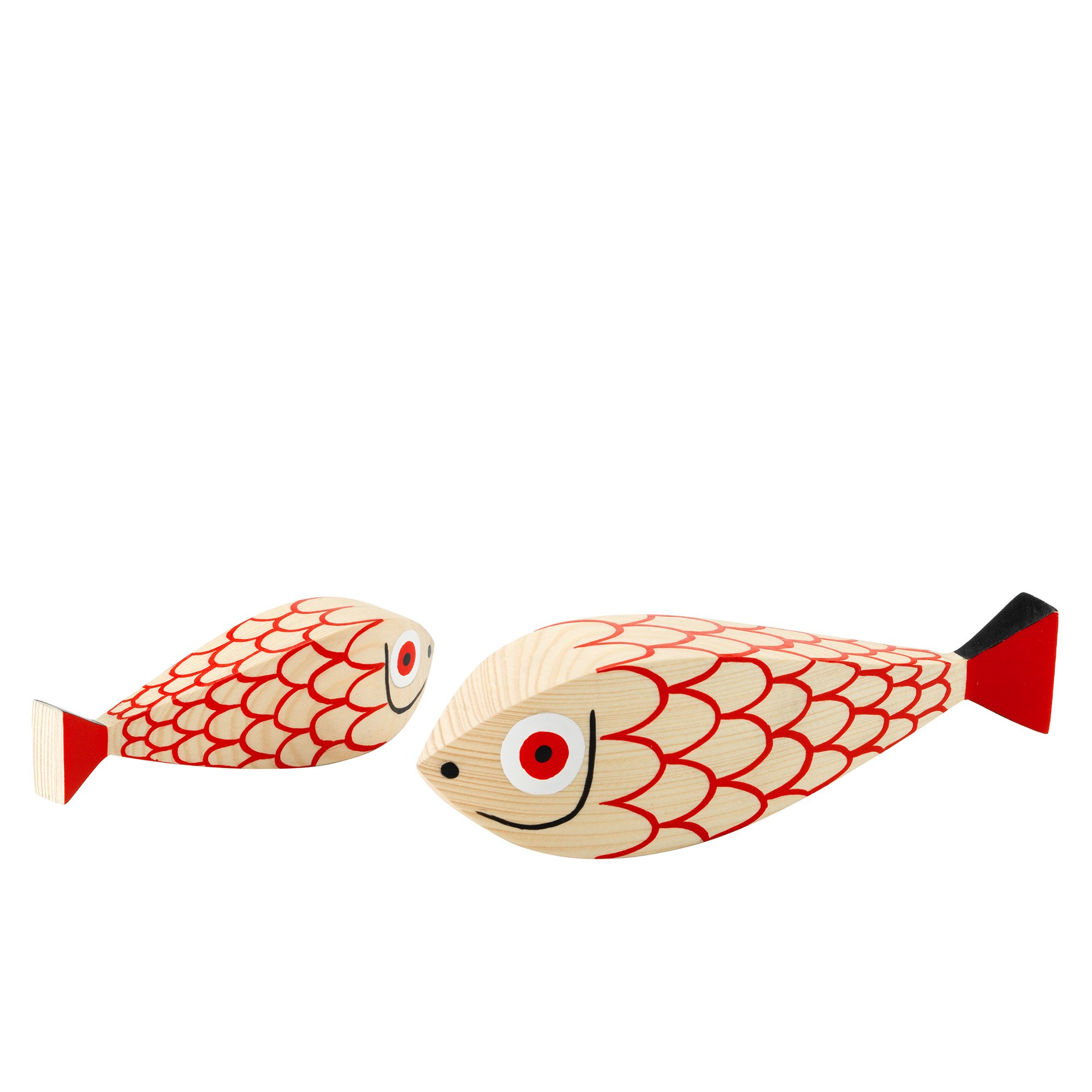 置物 Wooden Dolls Mother Fish & Child Wooden Dolls Mother Fish & Child | Vitra | by Alexander Girard