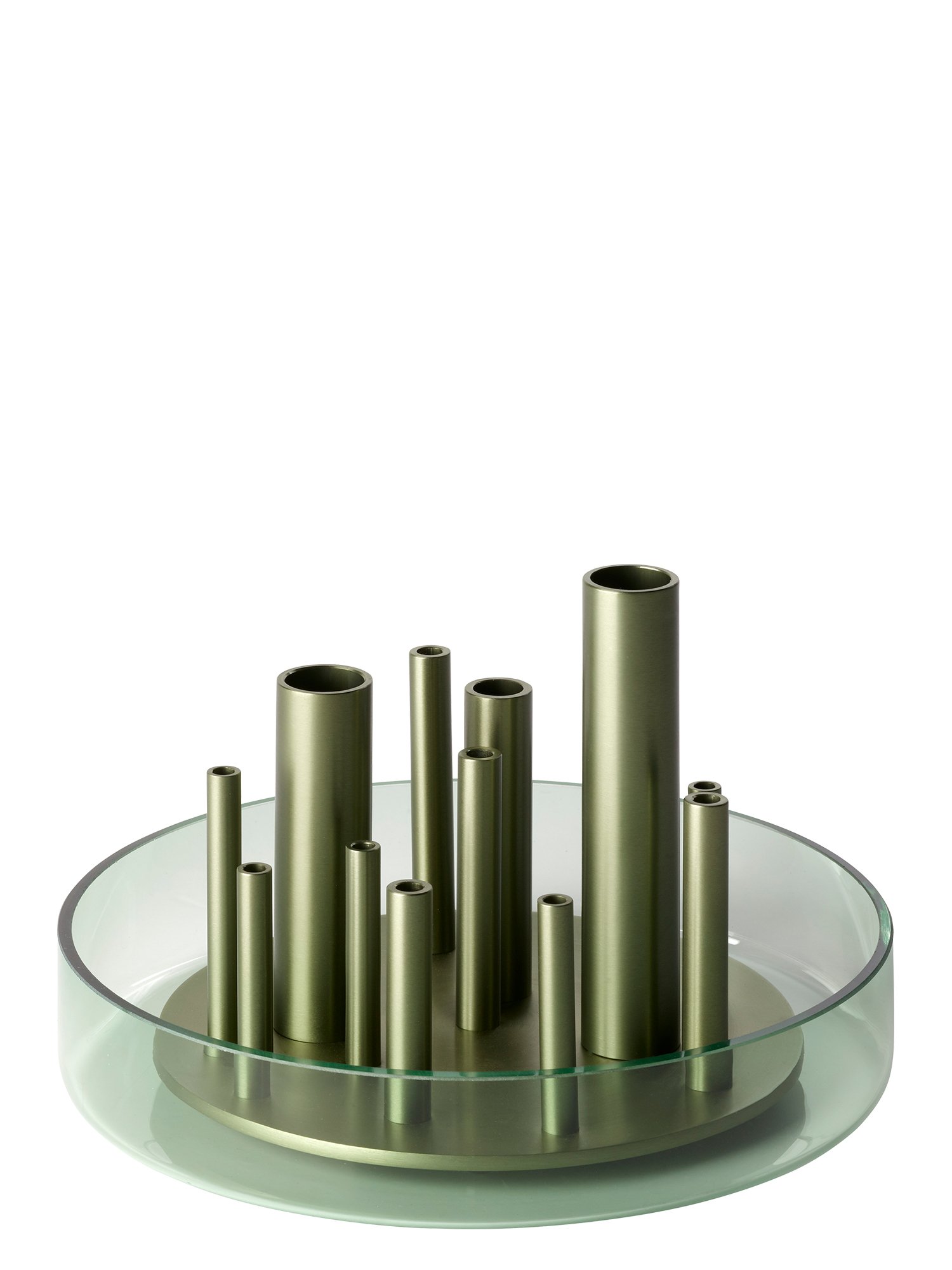 Ikeru Vase, Ø 19 x H 13 cm , Forest Green | Fritz Hansen | Vases