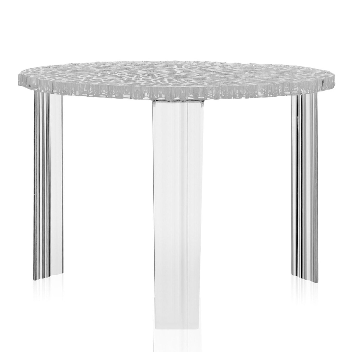 T-Table Side Table, 36 cm, Transparent, Clear glass | Kartell | Side ...
