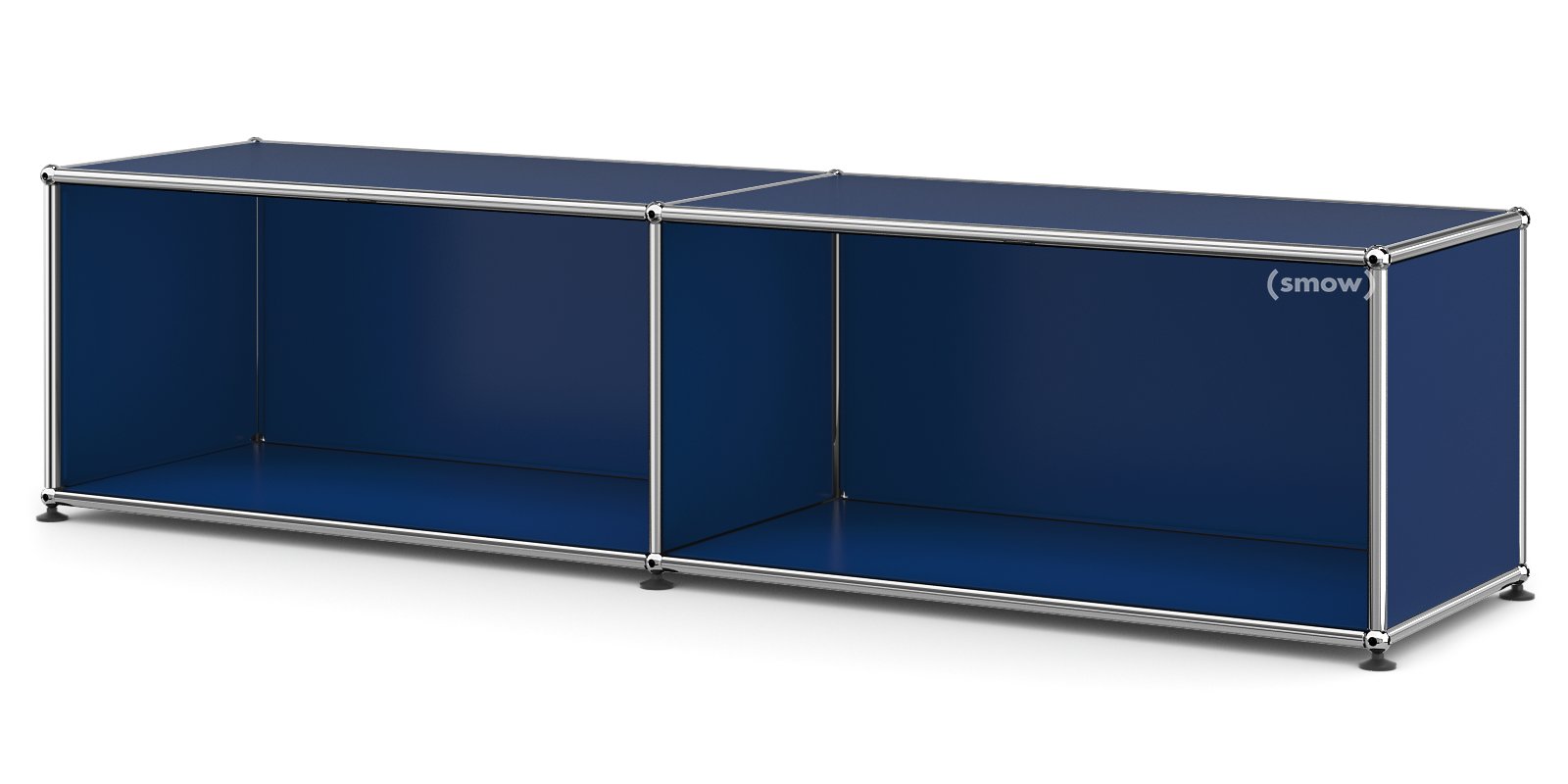 USM Haller Lowboard L open, Steel blue RAL 5011 | USM Haller