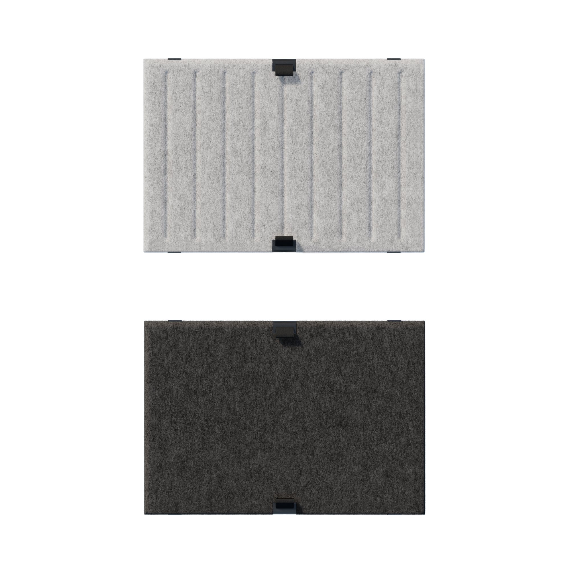 USM Soft Panel Duo for USM Haller Shelves, 50 cm x 35 cm, Grey