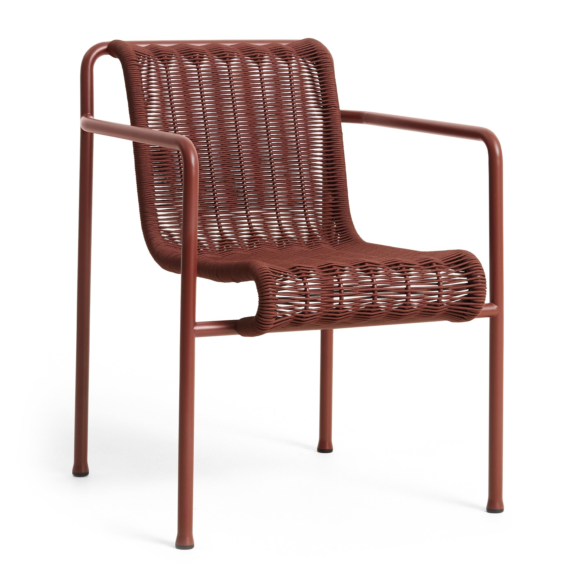 Palissade Dining Armchair Cord, Iron red | Hay | Garden Chairs