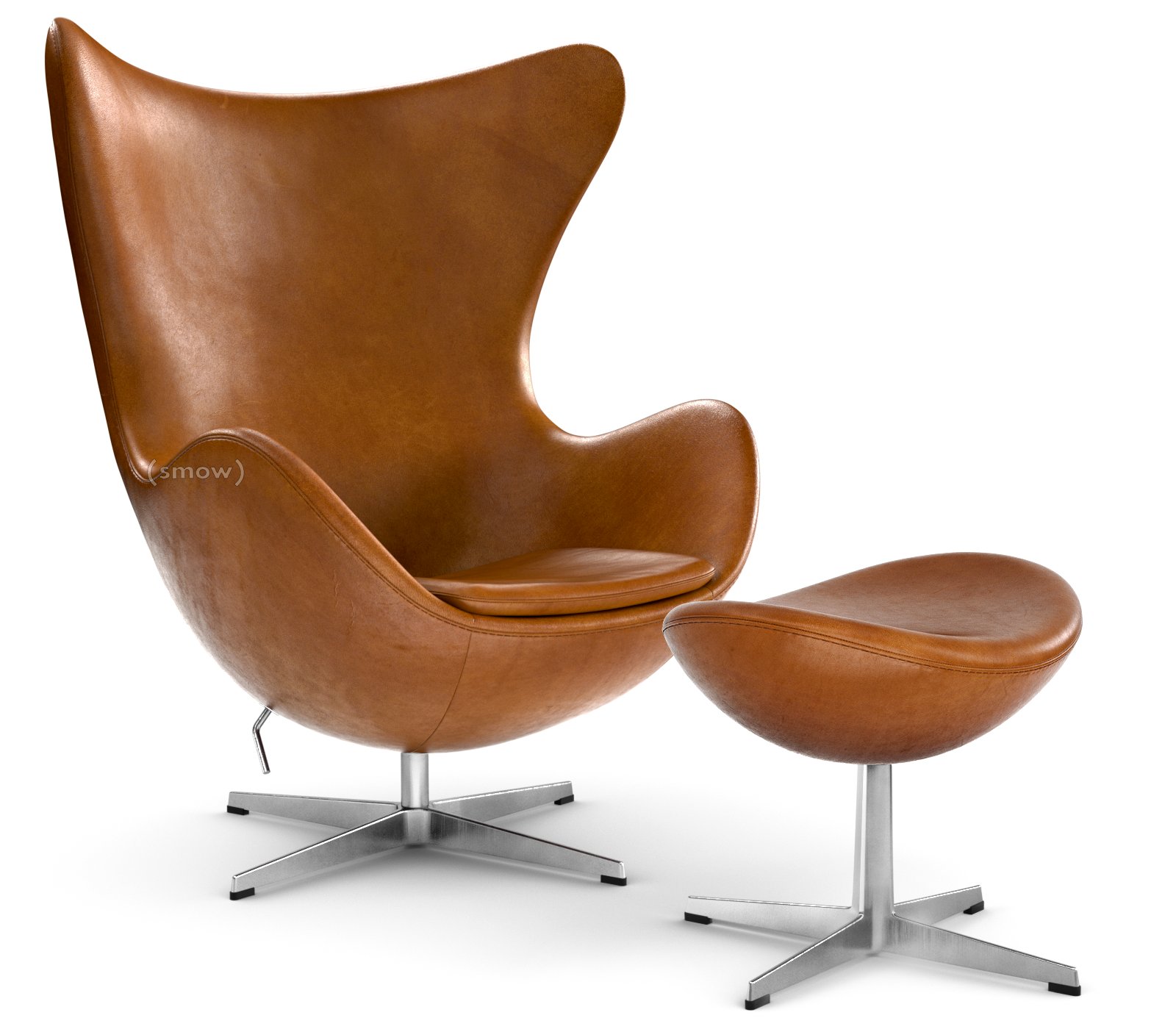 egg leather chair