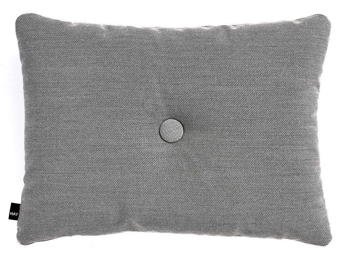 Dot Cushion 2x1, Steelcut Trio 153 dark grey | Hay