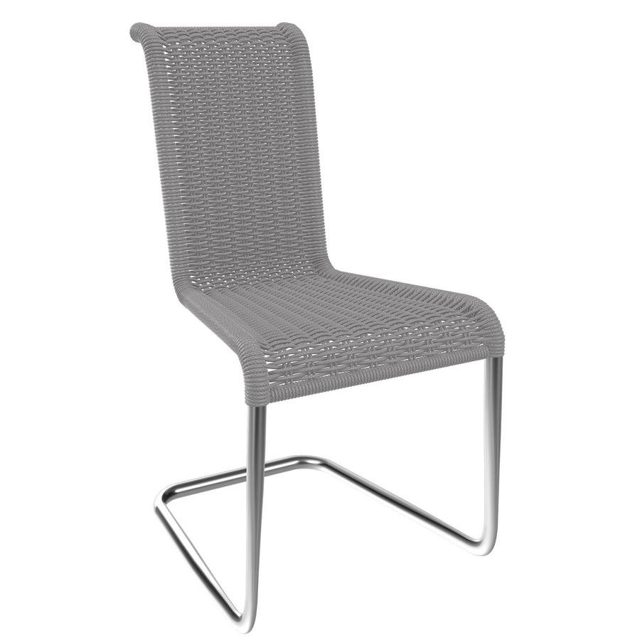 B20 Chair grey Tecta | Plastic braid grey | TECTA B20 Grau