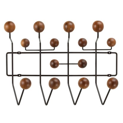 Hang It All, Brown: Balls walnut, matt