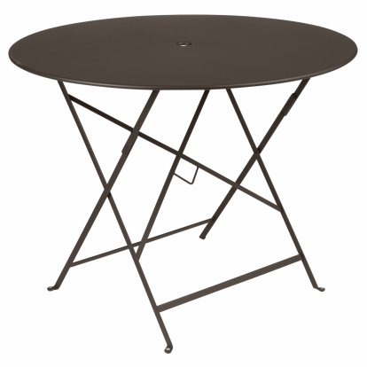 Bistro Folding Table round, H 74 x Ø 96 cm, Tonka
