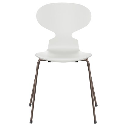 Ant Chair 3101, Lacquer, White, Brown bronze