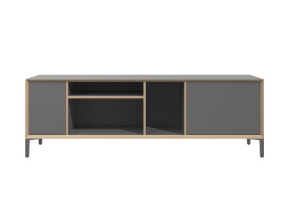 Vertiko Wide, Version 2, CPL anthracite, With legs
