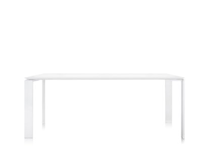 Four, L 190 x W 79 cm, Soft Touch white, Lacquered white