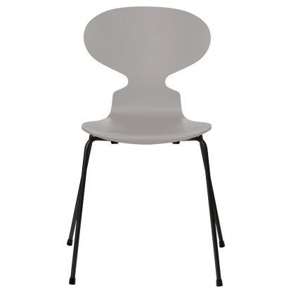 Ant Chair 3101, Lacquer, Nine grey, Black