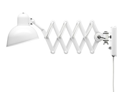 Details Fritz Hansen Kaiser Idell 6718-W Scissor Lamp Kaiser Idell 6718-W Scissor Lamp, White