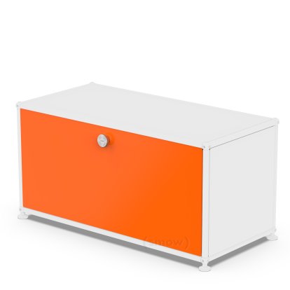 USM Haller Drop-down Door for USM Haller Shelves, 75 cm x 35 cm, Pure orange RAL 2004