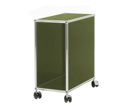 USM Haller Computer Trolley, Olive green RAL 6003